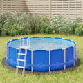 VidaXL Schwimmbad-Bodenplane ø306 cm Polyester-Geotextil Hellgrau