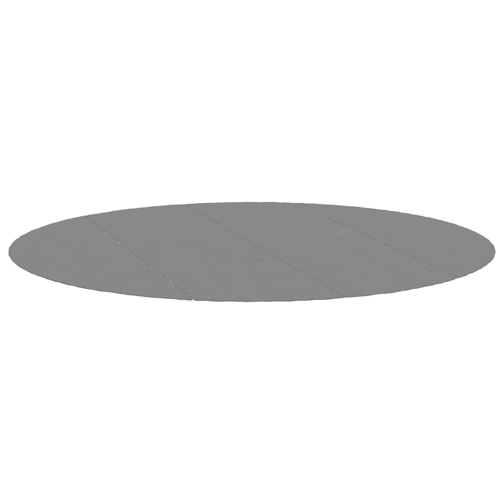 Vidaxl zwembadgrondzeil ø428 cm polyester geotextiel lichtgrijs