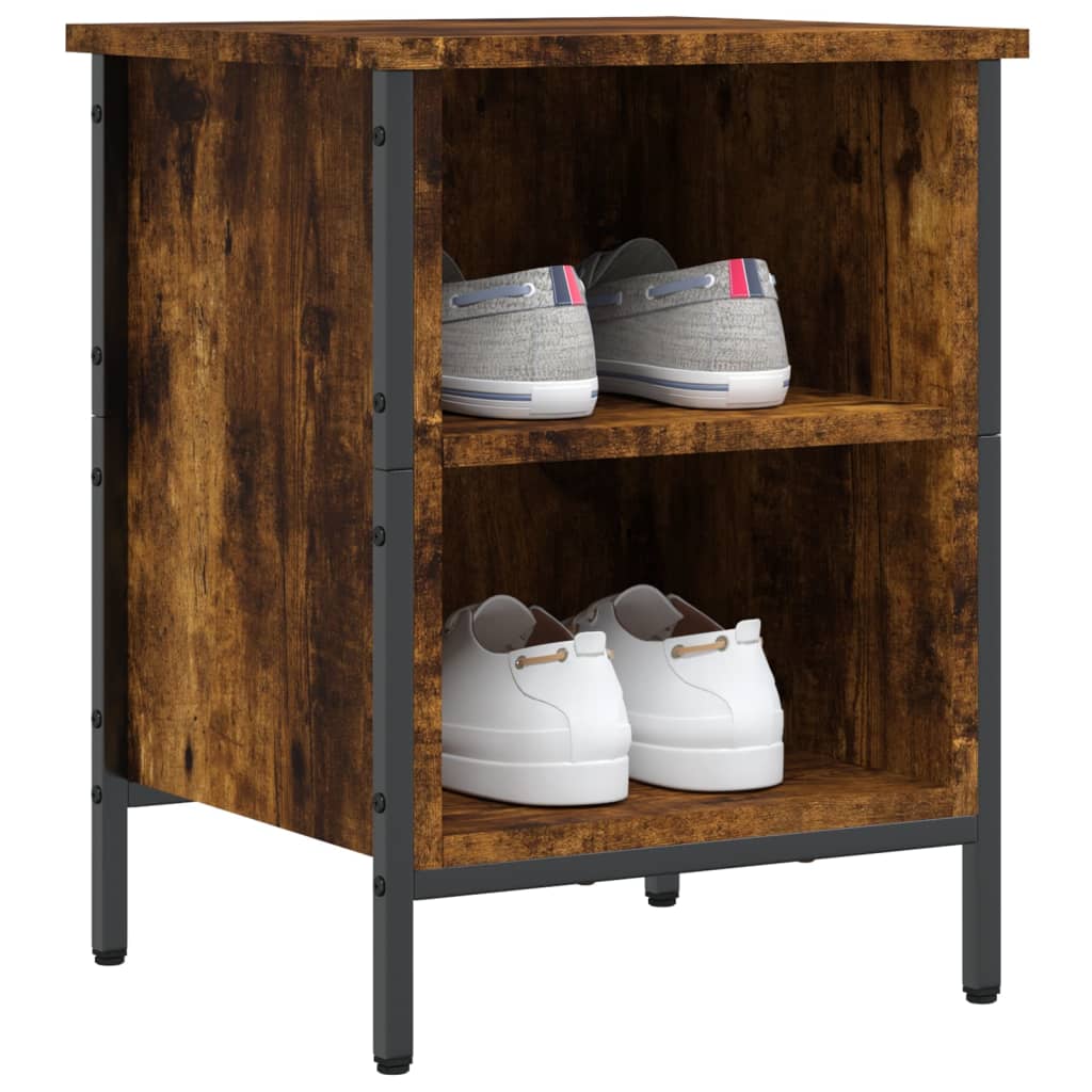 Vidaxl -Schuhschrank 38x35x50 cm Ausstattung mit montierten Montagehalterungen