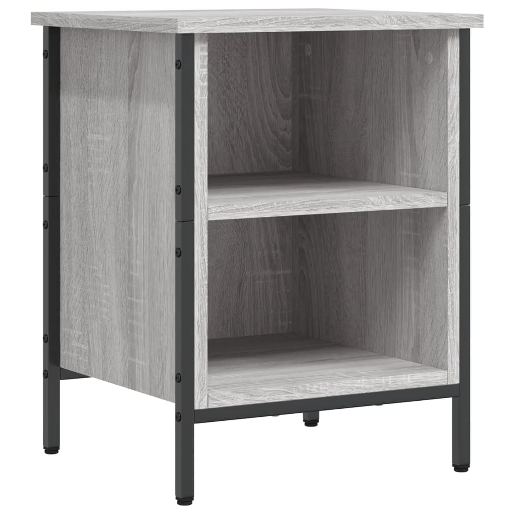 VIDAXL -Schuhschrank 38x35x50 cm ordentlich verarbeitet Holzgrau Sonoma Eiche gefärbt