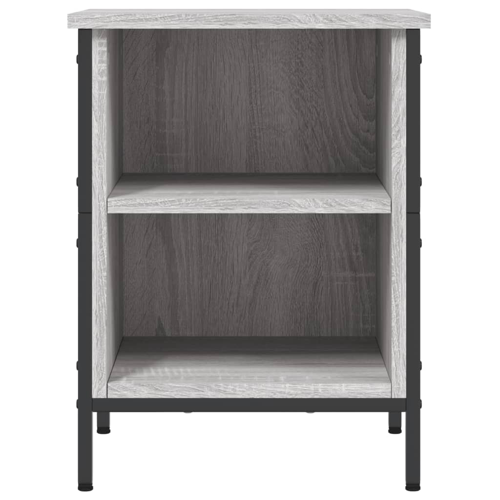 VIDAXL -Schuhschrank 38x35x50 cm ordentlich verarbeitet Holzgrau Sonoma Eiche gefärbt