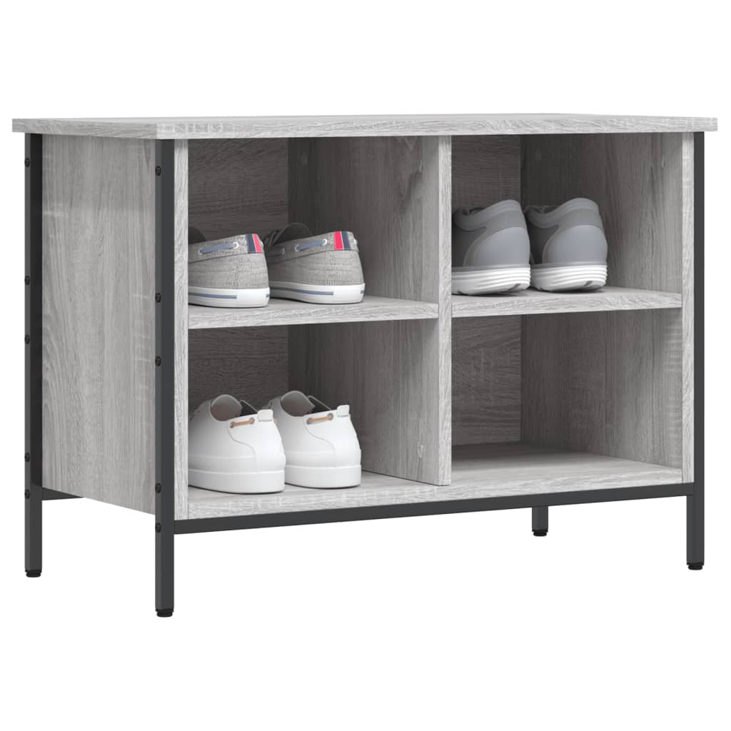 Vidaxx Schuhschrank 69x35x50 cm sauber verarbeitet Holzgrau Sonoma Eiche gefärbt