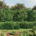 Vidaxl draadgaashek met grondankers 1,4x10 m groen