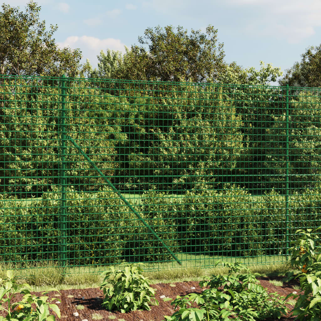 Vidaxl Drahtgitter FET mit Flansch 2x10 m Grün