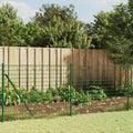 Vidaxl Drahtnetzzaun mit FLANGE 1x25 m Grün