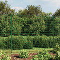 Vidaxl draadgaashek met flens 1,6x10 m groen