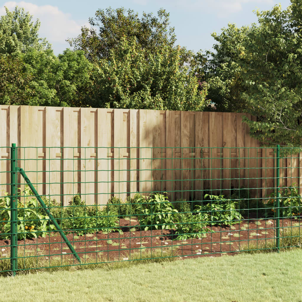 Vidaxl draadgaashek met flens 1,1x25 m groen
