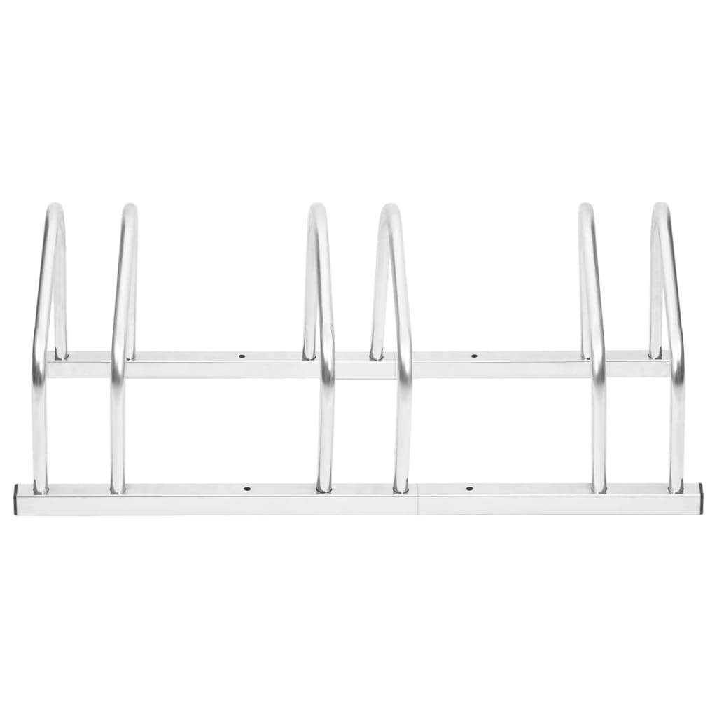 VidaXL Fahrradträger für 3 Fahrräder, verzinkter Stahl