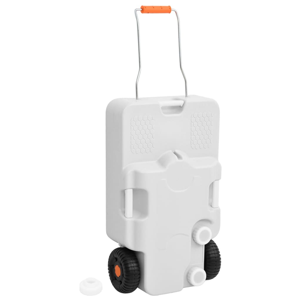 VidaXL Wassertank auf Rädern, 30 l, Grau