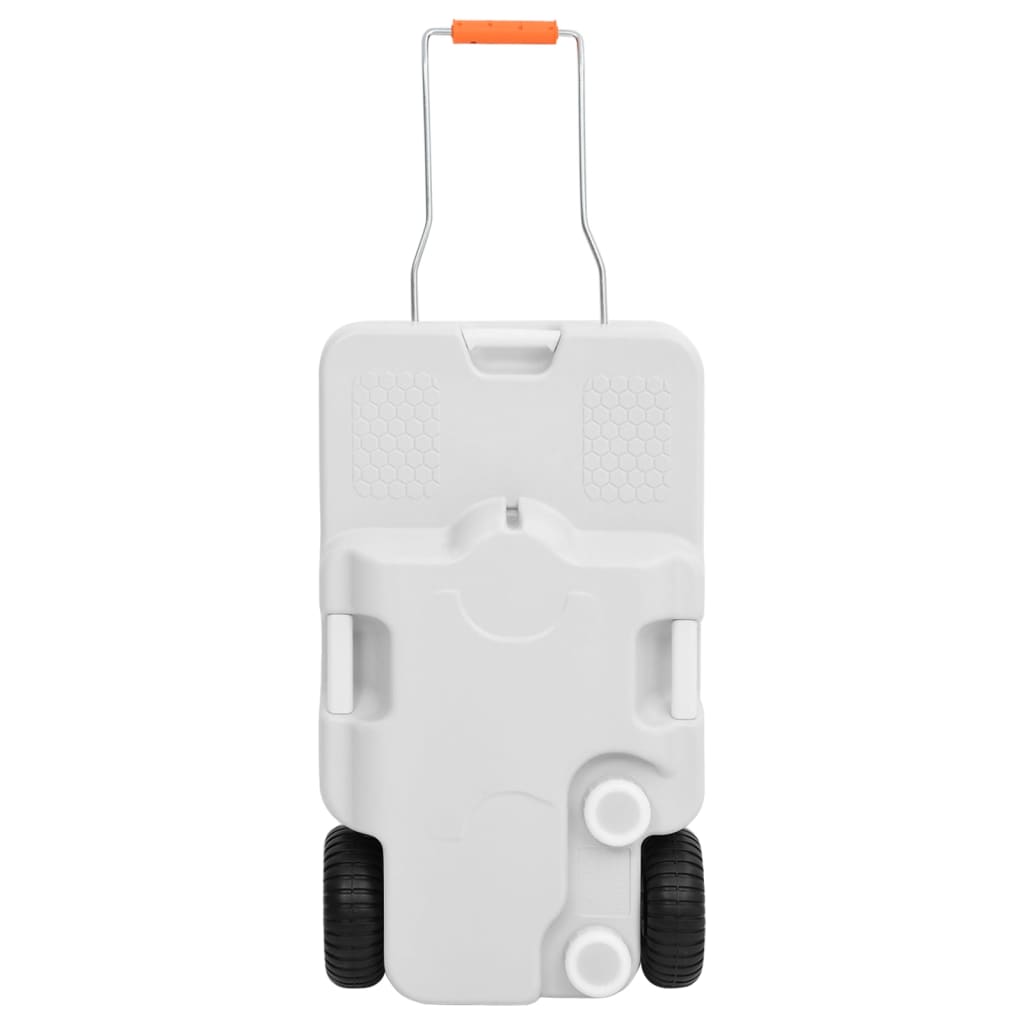 VidaXL Wassertank auf Rädern, 30 l, Grau