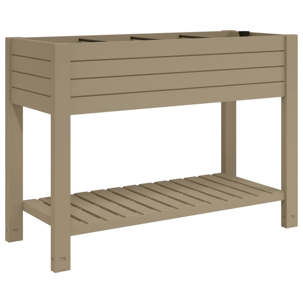VIDAXL -Planzer Höhe 110 x 45 x 79 cm Polypropylen hellbraun