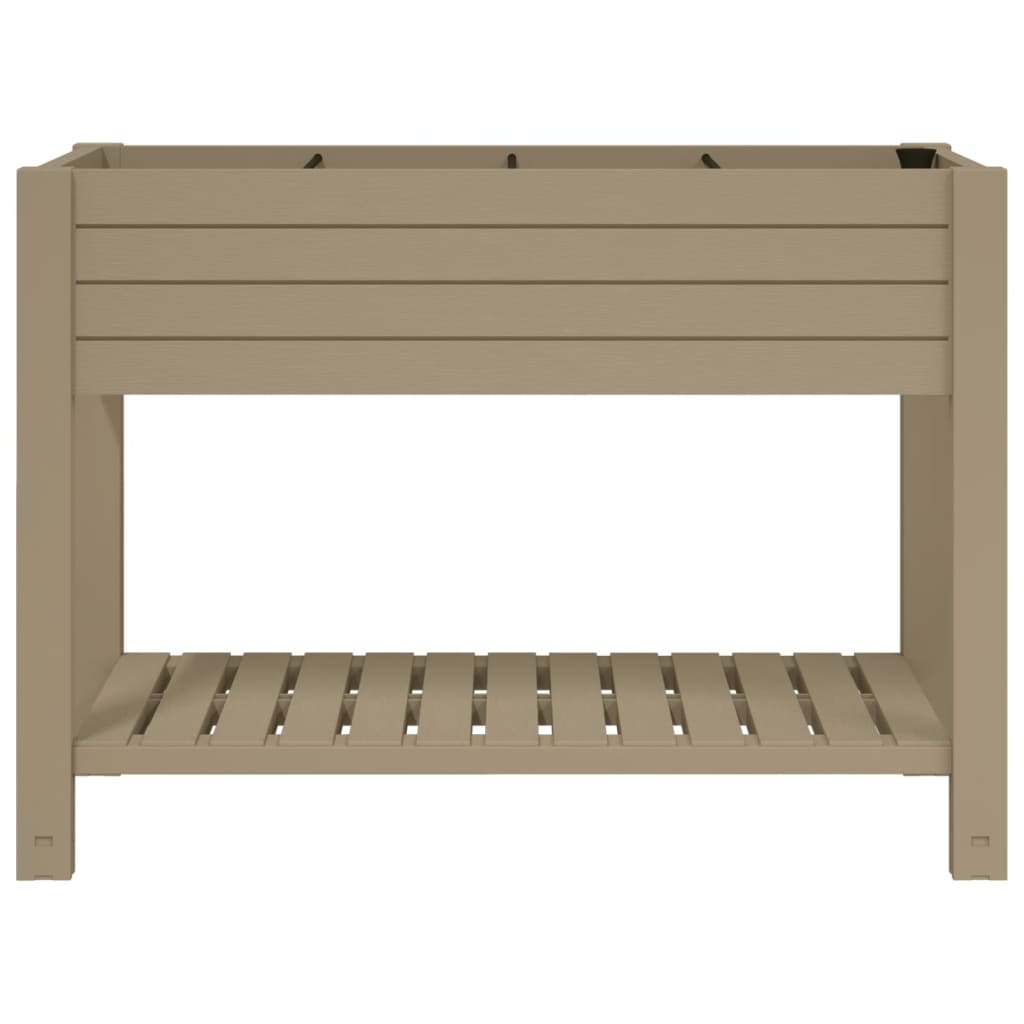 VIDAXL -Planzer Höhe 110 x 45 x 79 cm Polypropylen hellbraun