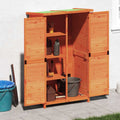 Vidaxxl Gartenhaus 83x57x140 cm Festkiefernkiefernbrown
