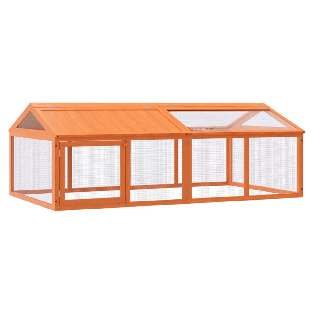 VIDAXL -Tierringe 200x112,5x74 cm Festkiefernbraun