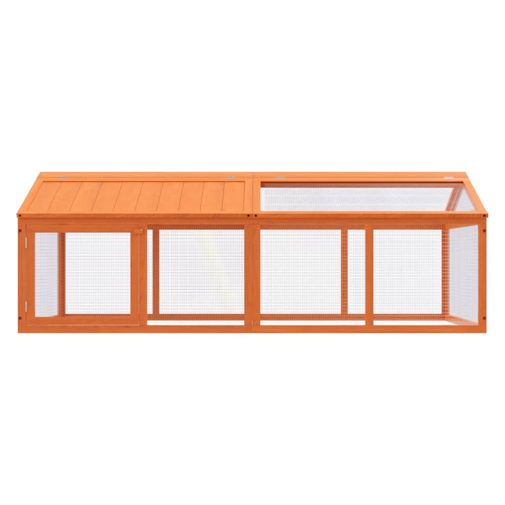 VIDAXL -Tierringe 200x112,5x74 cm Festkiefernbraun