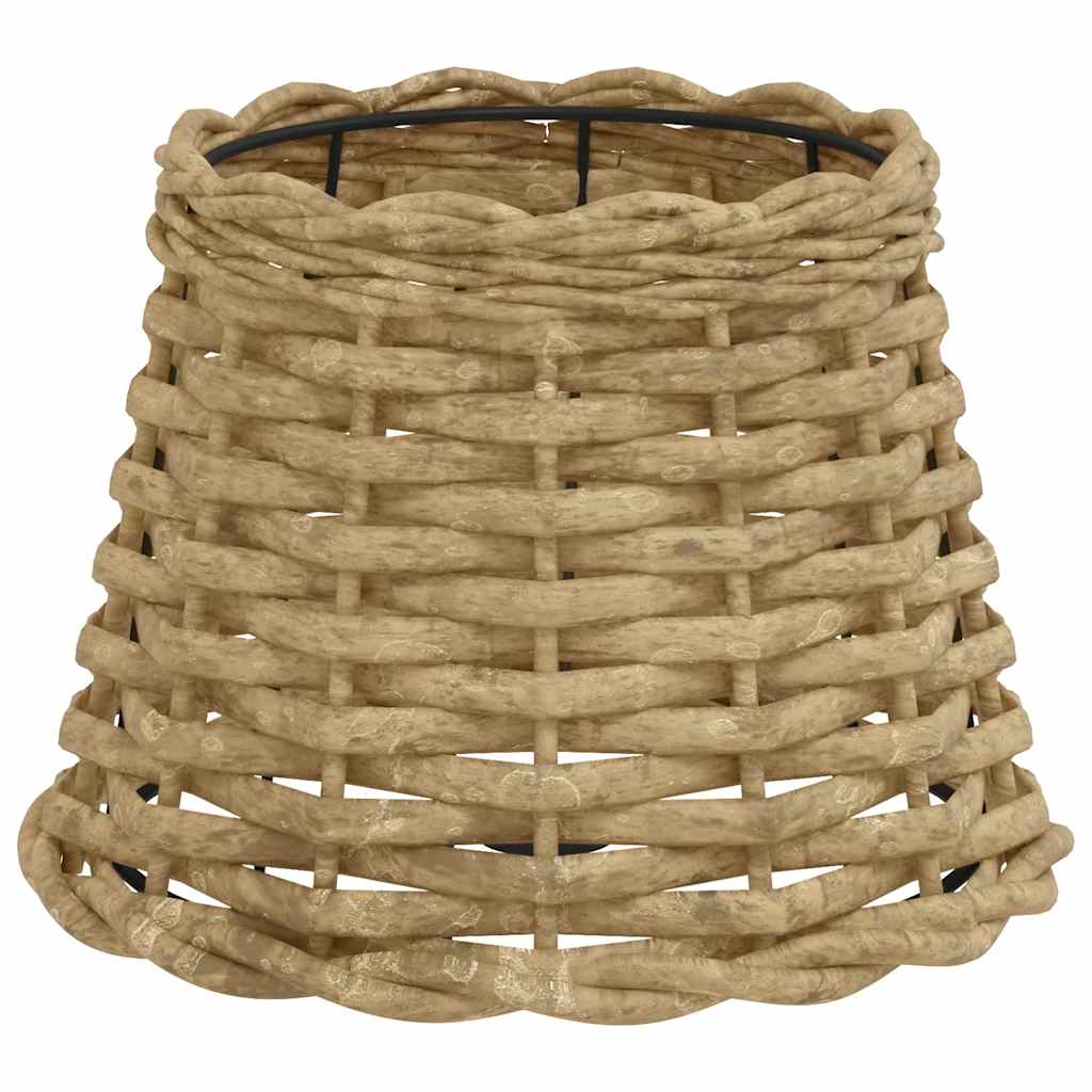 VidaXL Lampenschirm ø20x15 cm, Korbgeflecht braun