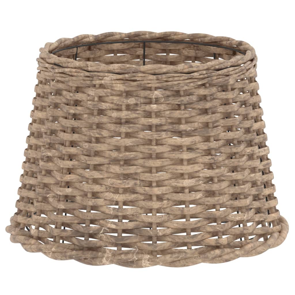 VidaXL Lampenschirm ø40x26 cm, Korbgeflecht braun