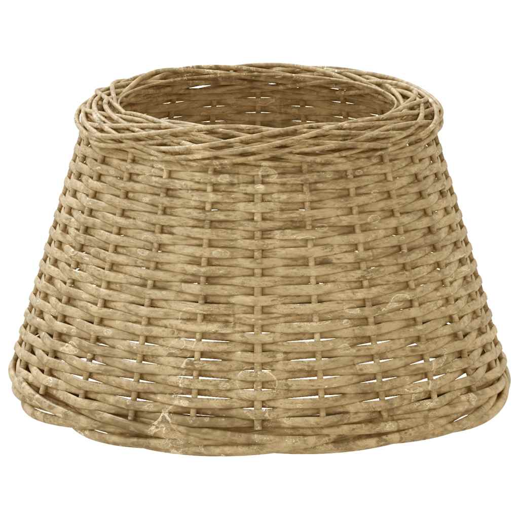 VidaXL Lampenschirm ø45x28 cm, Korbgeflecht braun