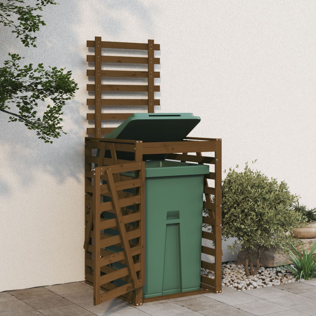 Vidaxx Container Speicher 84x90x128,5 cm Festkiefer Honigbraun