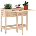 VIDAXL -Planzer mit Klapptisch -Top -Feststoffkiefer