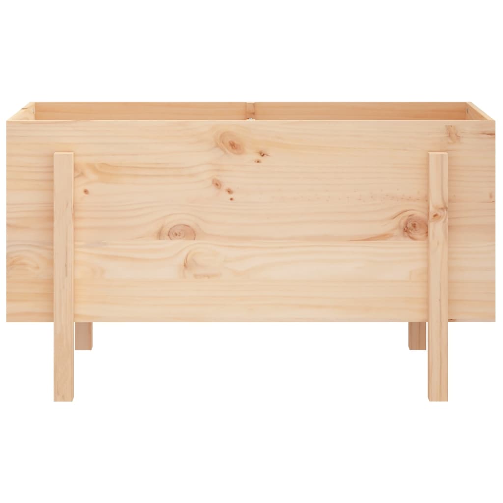 Vidaxl plantenbak verhoogd 101x50x57 cm massief grenenhout