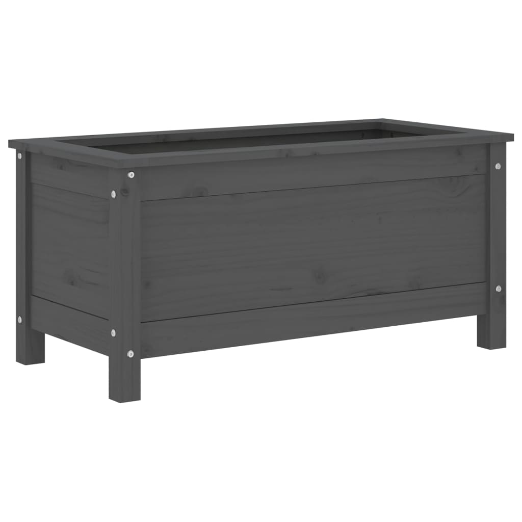 VIDAXL -Planungsbox 82,5x40x39 cm Festkiefergrau