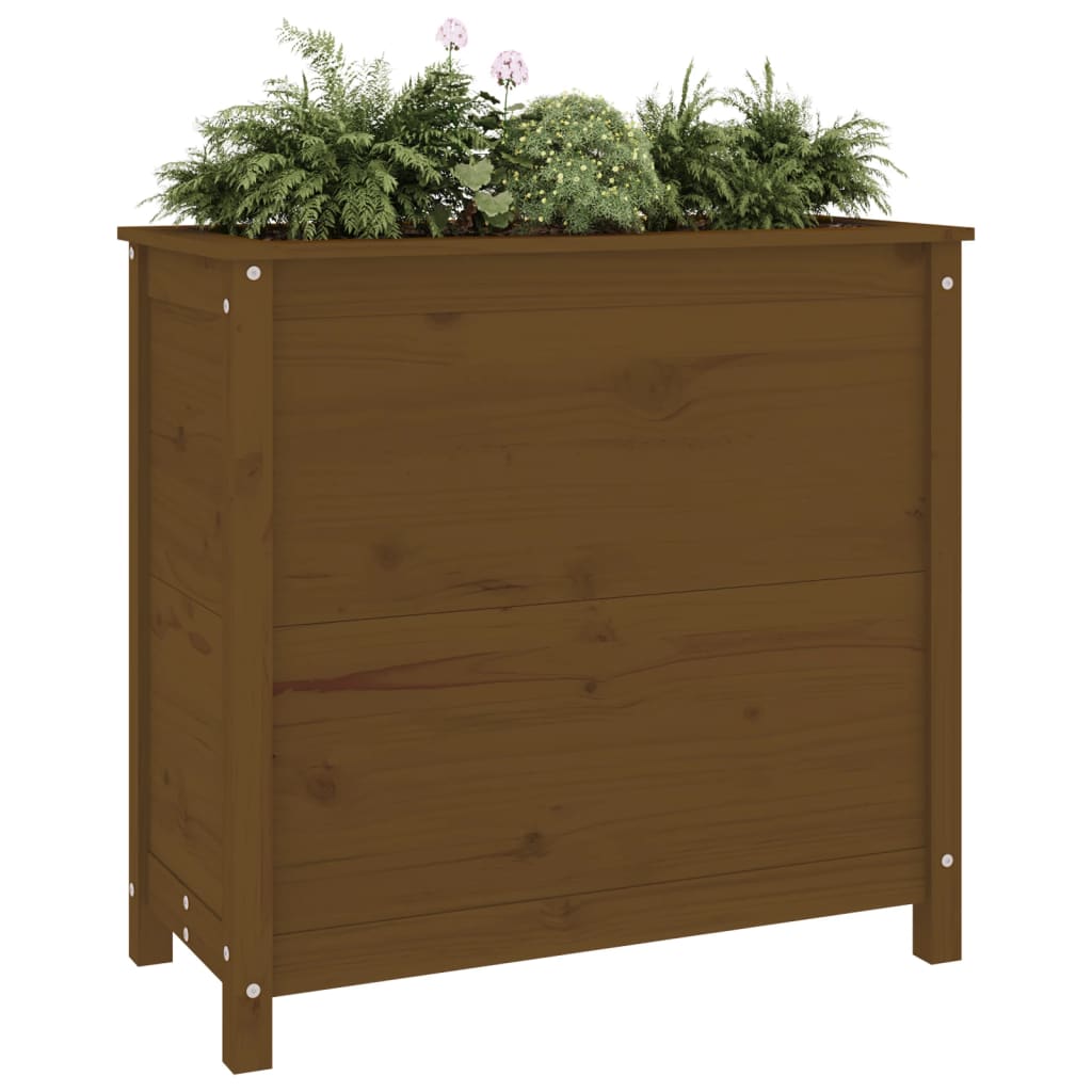 VIDAXL -Planungsbox 82,5x40x78 cm Festkiefer Honigbraun