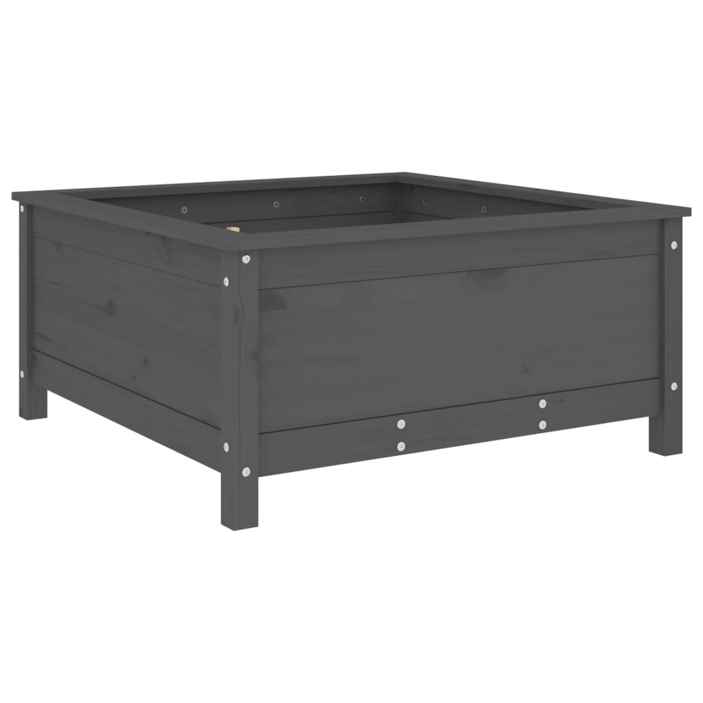 VIDAXL -Planungsbox 82,5x82,5x39 cm Festkiefergrau
