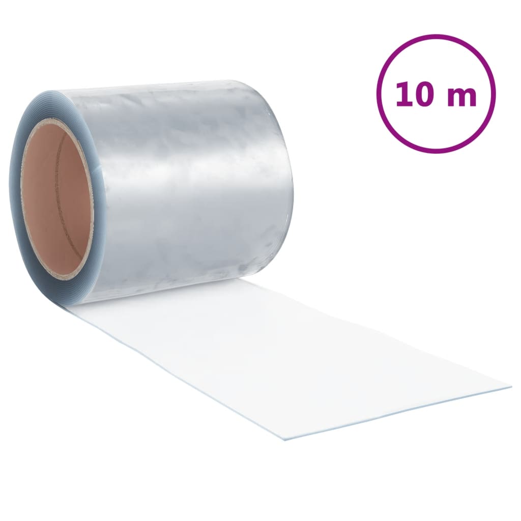 VidaXL Türvorhang 200 x 1,6 mm, 10 m, PVC, transparent