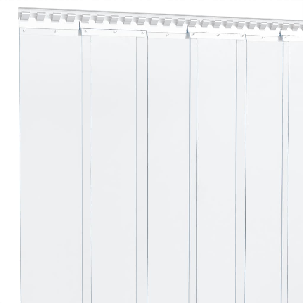 Vidaxx Türvorhang 200 x 1,6 mm 50 m PVC transparent