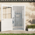 Vidaxxl -Türvorhang 300x2,6 mm 10 m PVC transparent