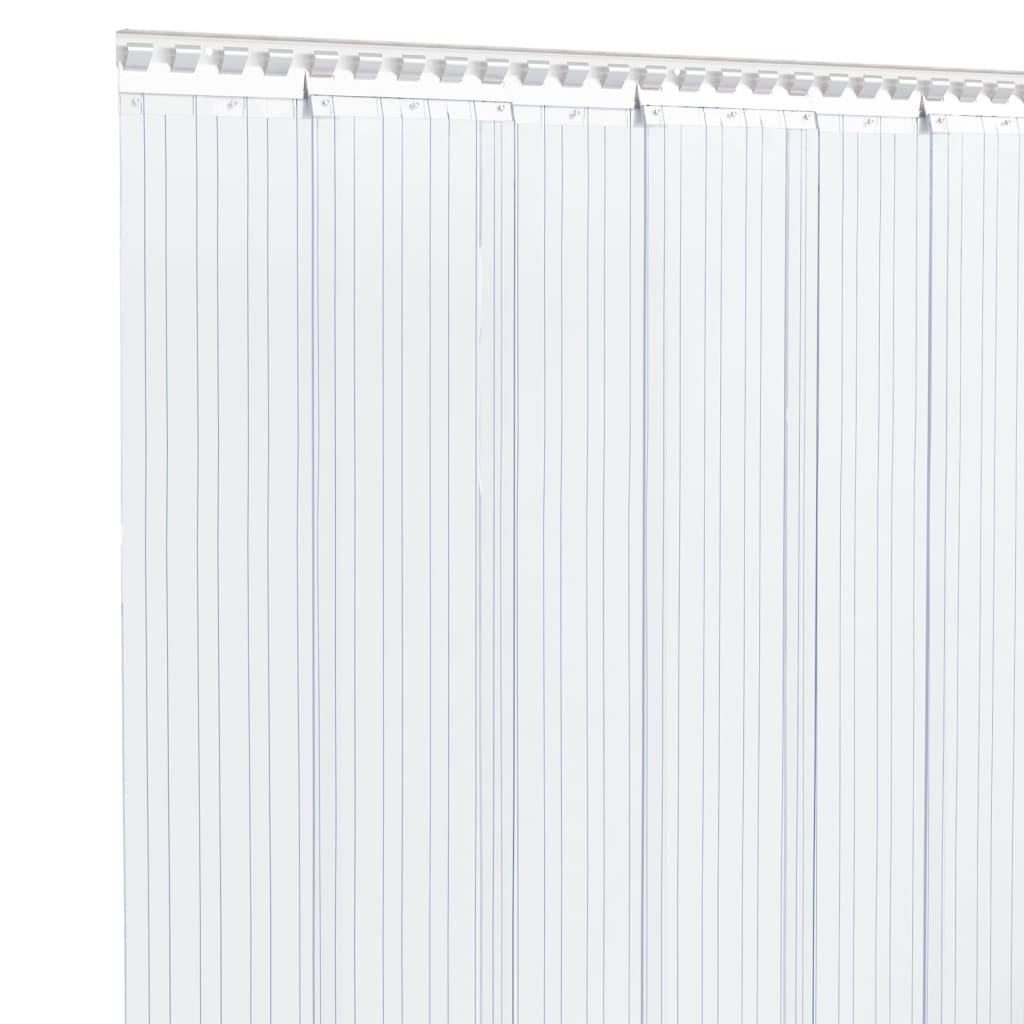 Vidaxx Türvorhang 200 x 1,6 mm 50 m PVC transparent