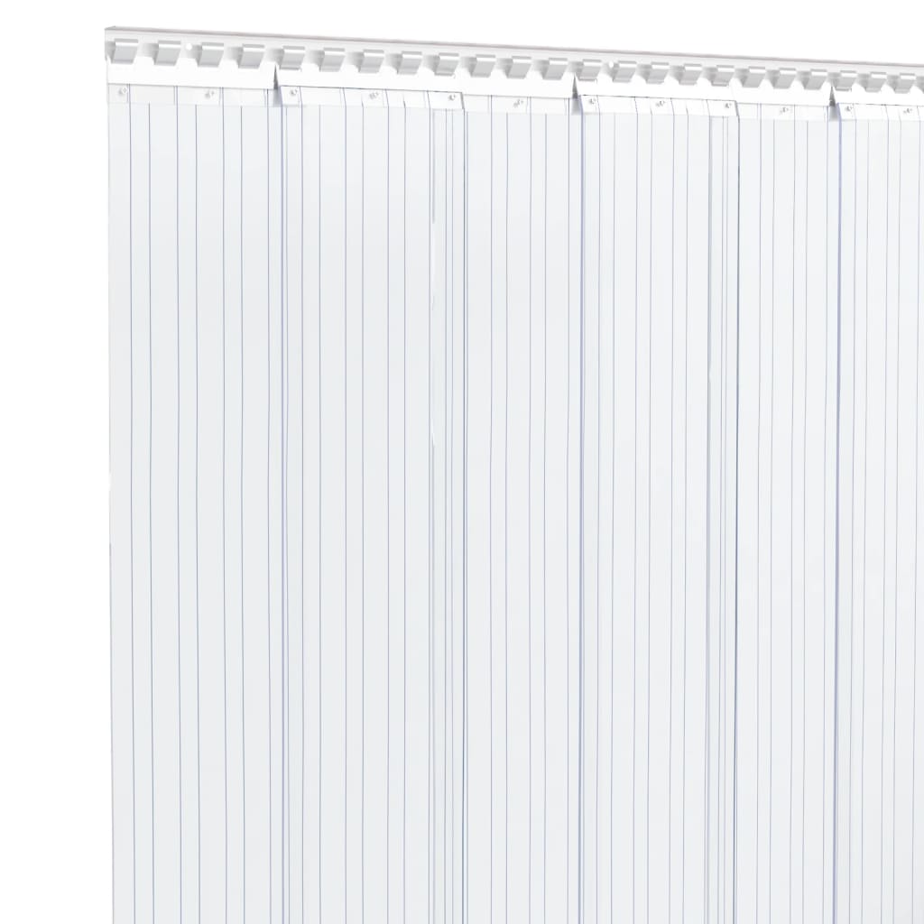Vidaxxl -Türvorhang 300x2,6 mm 25 m PVC transparent