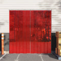 VidaXL Türvorhang 200 x 1,6 mm 10 m PVC Rot