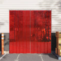 Vidaxxl -Türvorhang 300x2,6 mm 25 m PVC -Rot