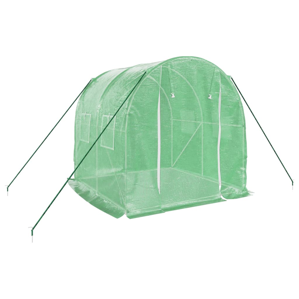 Vidaxl Gartengewächshaus mit Gitterstäben 4 m² 2x2x2 m