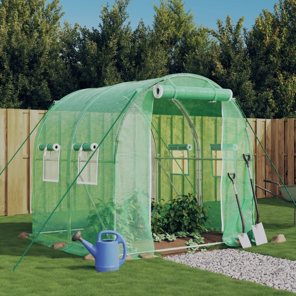 Vidaxl Gartengewächshaus mit Gitterstäben 4 m² 2x2x2 m