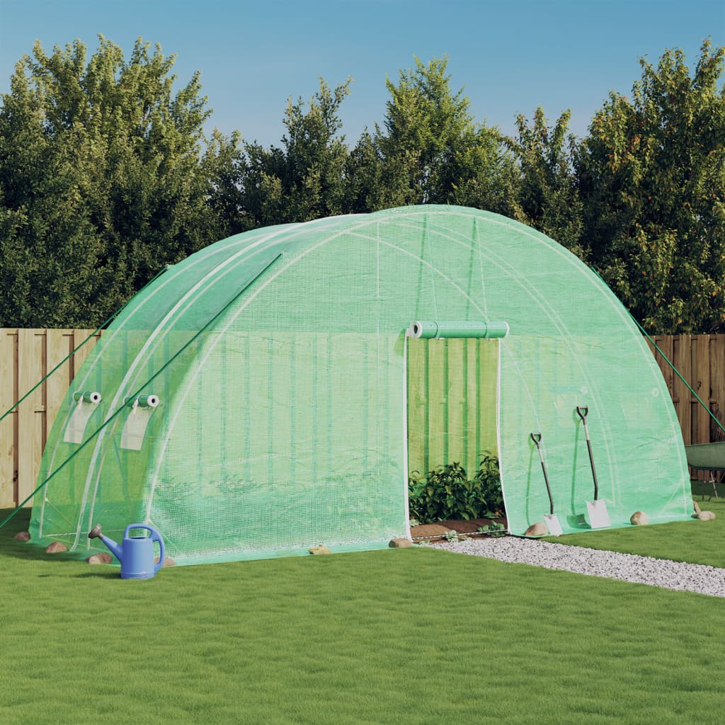 Vidaxx Gartengewächshaus mit Stahlrahmen 12 m² 6x2x2,85 m