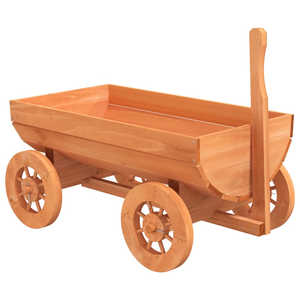 VidaXL Dekorativer Servierwagen 70x43x54 cm Massives Kiefernholz