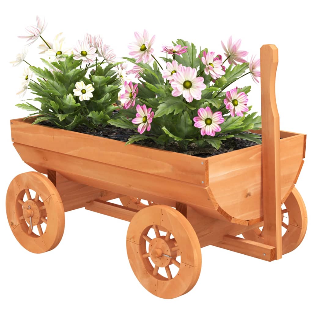 VidaXL Dekorativer Servierwagen 70x43x54 cm Massives Kiefernholz