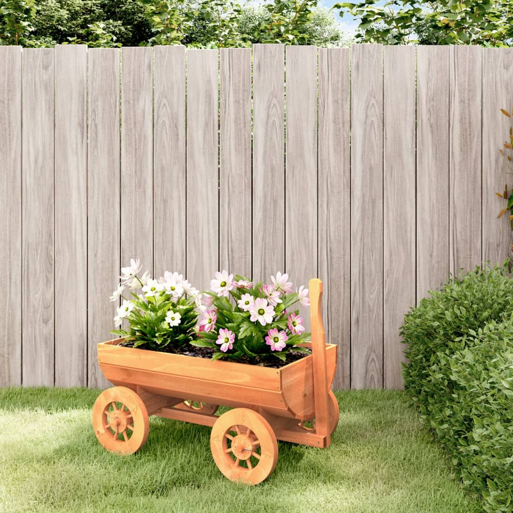 VidaXL Dekorativer Servierwagen 70x43x54 cm Massives Kiefernholz