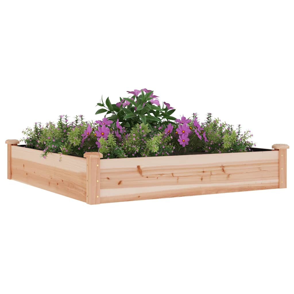 VIDAXL -Planzer mit 120x120x25 cm Festkieferholz angehoben