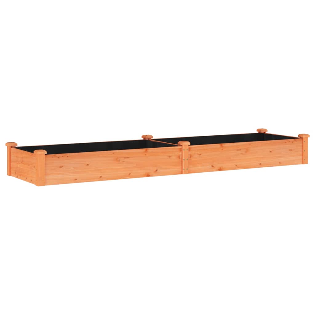 VIDAXL -Flanzer mit einer Auflagefläche von 240 x 60 x 25 cm Kiefernbraun engehoben
