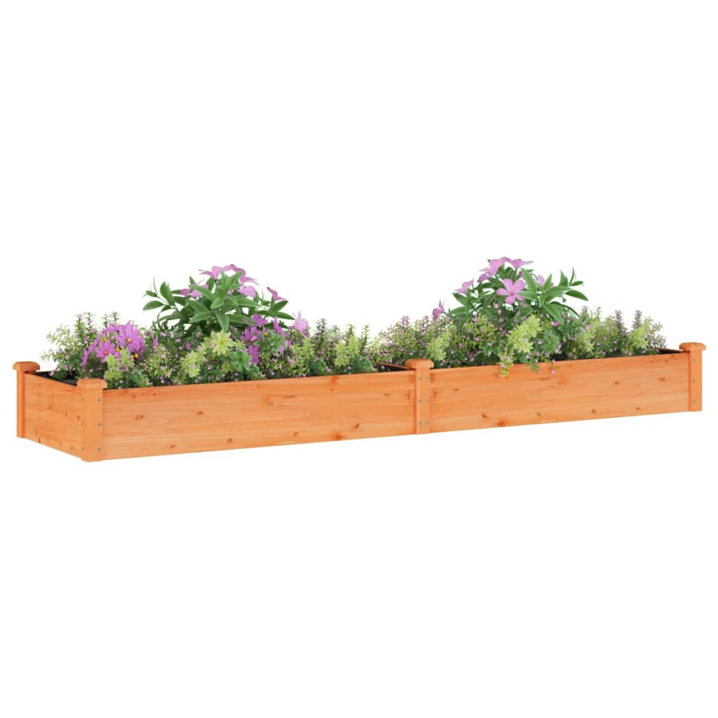 VIDAXL -Flanzer mit einer Auflagefläche von 240 x 60 x 25 cm Kiefernbraun engehoben