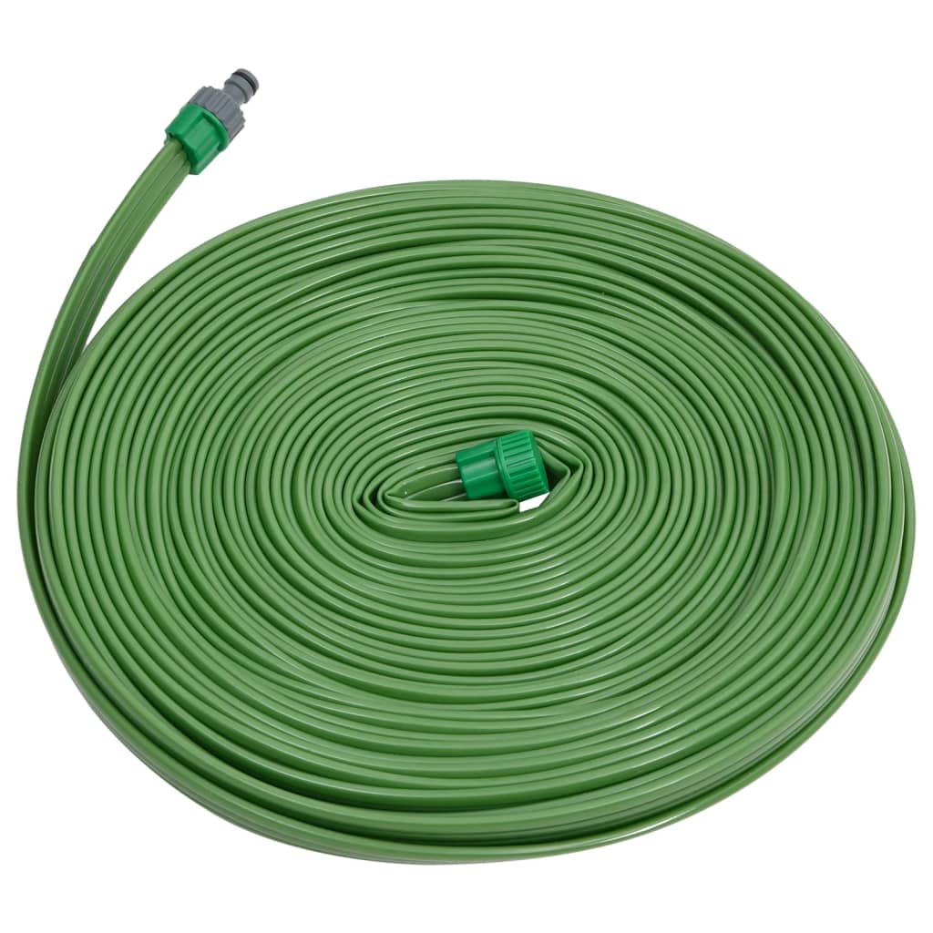 VidaXL 3-Rohr-PVC-Sprühschlauch 7,5 m grün