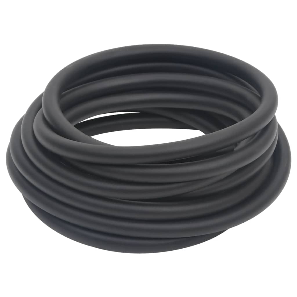Vidaxl luchtslang hybride 0,6'' 5 m rubber en pvc zwart