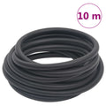 Vidaxl luchtslang hybride 0,6'' 10 m rubber en pvc zwart