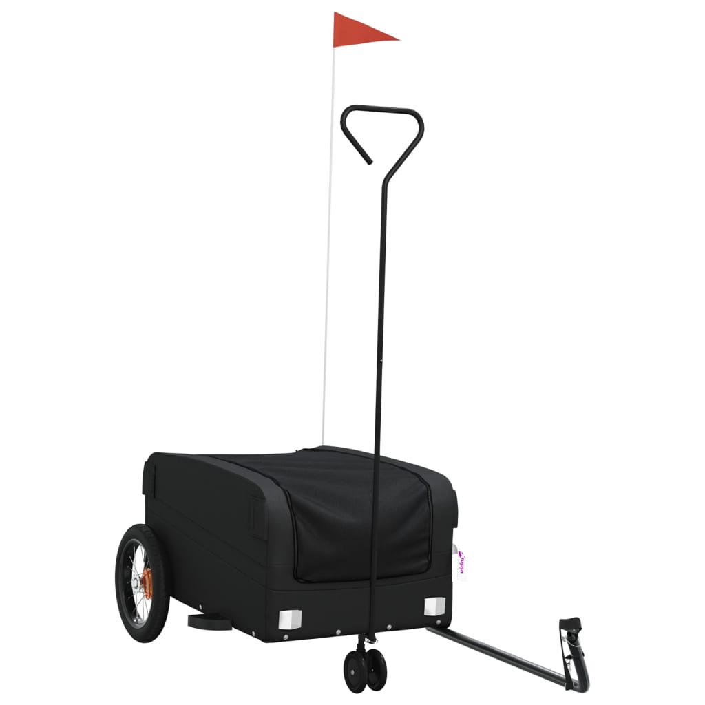 Vidaxx Fahrradanhänger 30 kg Eisenschwarz