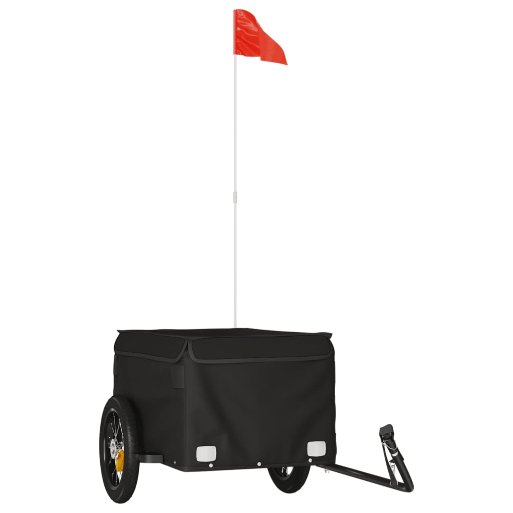 Vidaxx Fahrradanhänger 30 kg Eisenschwarz