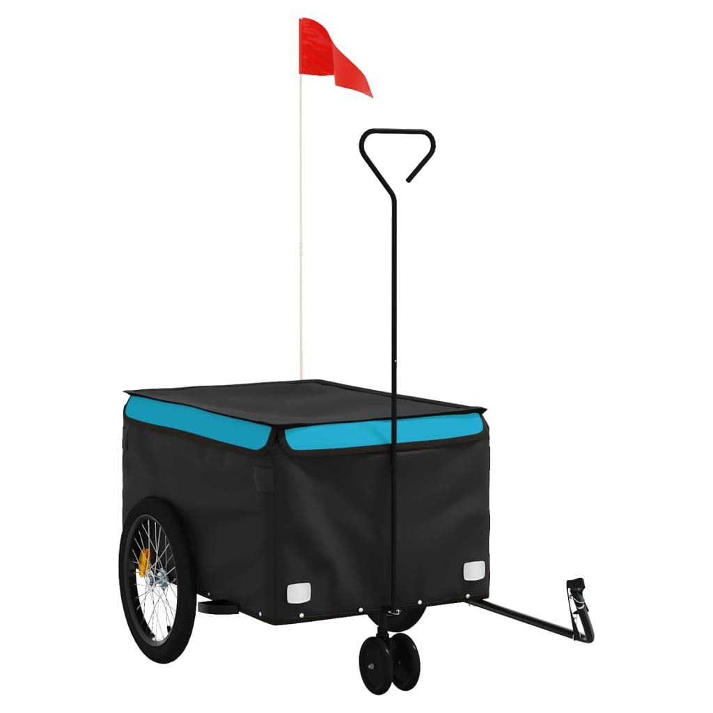 Vidaxl Fahrradanhänger 30 kg Anforderungen schwarz und blau